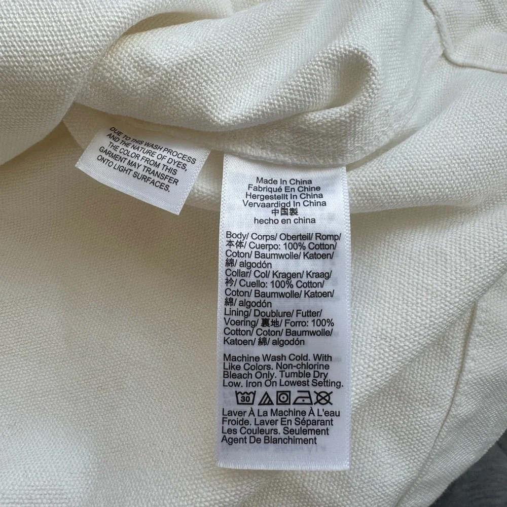 NWT J Crew Barn Jacket In Canvas Size M - Picture 7 of 10